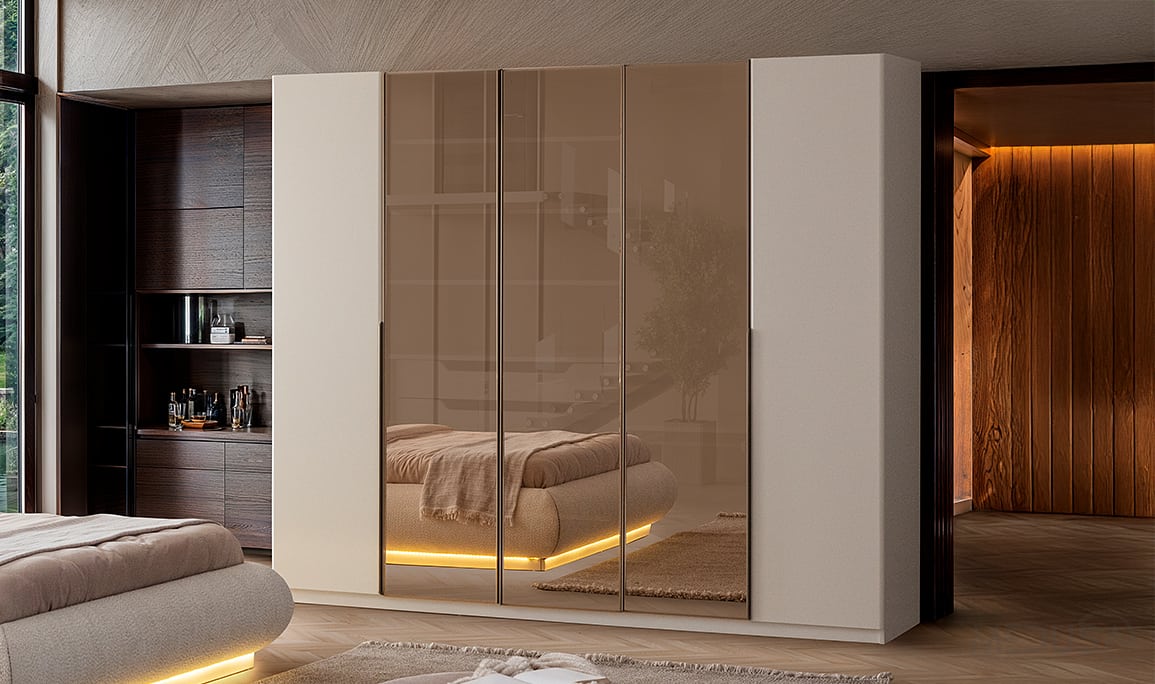 Medusa Home Mobilya - Marcel 3 Kapı Reflekte Gardırop