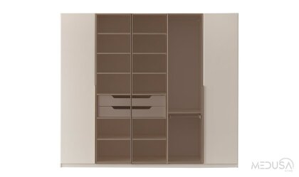 Medusa Home Mobilya - Marcel 3 Kapı Reflekte Gardırop