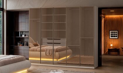 Medusa Home - Marcel 5 Kapı Reflekte Gardırop Medusa Home - Marcel 5 Kapı Reflekte Gardırop