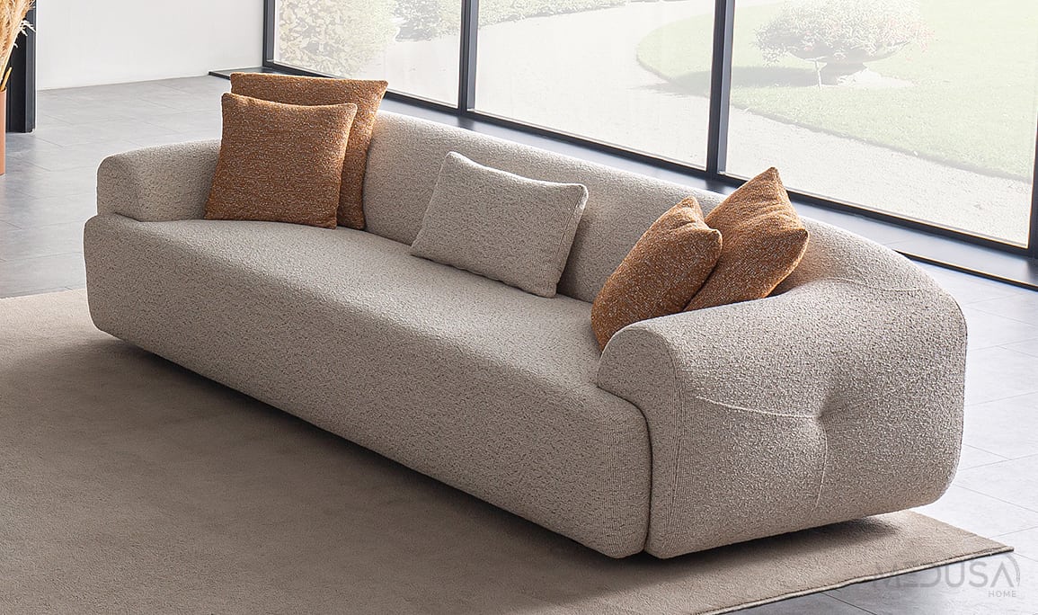 Medusa Home Mobilya - Marcus Üçlü Koltuk