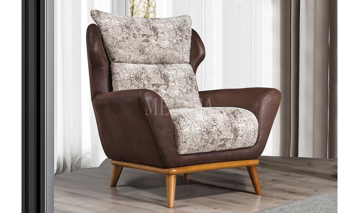 Medusa Home Mobilya - Maribel Ahşap Koltuk Takımı