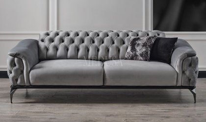 Medusa Home - Marin Üçlü Koltuk Gri Medusa Home - Marin Üçlü Koltuk Gri