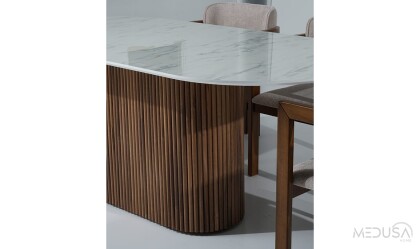 Medusa Home Mobilya - Marina Mermer Yemek Masası