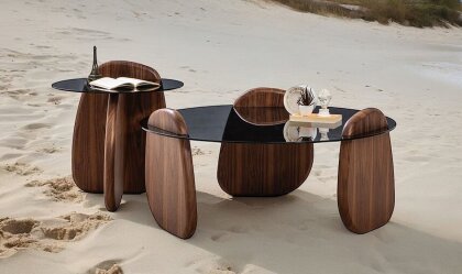 Medusa Home - Markiz Ceviz Sehpa Seti