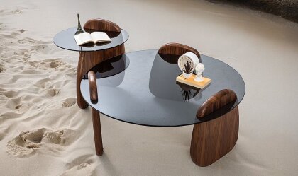 Medusa Home Mobilya - Markiz Ceviz Sehpa Seti