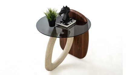 Medusa Home Mobilya - Markiz Ceviz Sehpa Seti