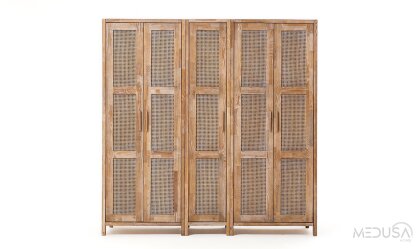 Medusa Home - Marrakech Ahşap 5 Kapaklı Gardırop Medusa Home - Marrakech Ahşap 5 Kapaklı Gardırop