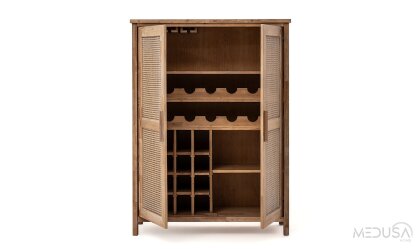 Medusa Home Mobilya - Marrakech Ahşap Şaraplık