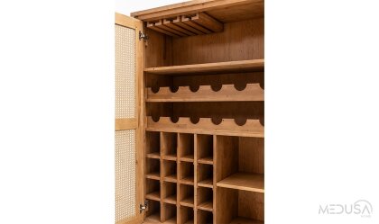 Medusa Home Mobilya - Marrakech Ahşap Şaraplık