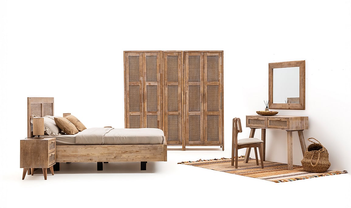 Medusa Home Mobilya - Marrakech Ahşap Yatak Odası