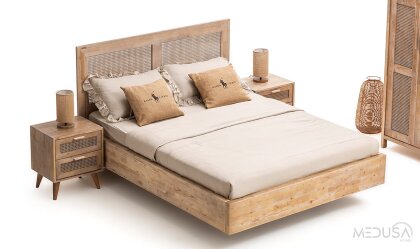 Medusa Home Mobilya - Marrakech Ahşap Yatak Odası