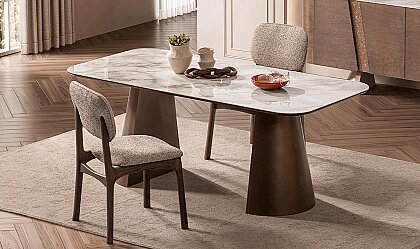 Medusa Home Mobilya - Marvell Mermerid Yemek Masası