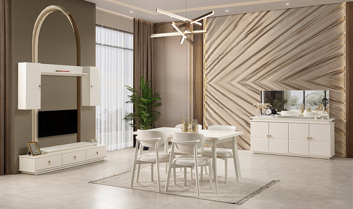 Medusa Home Mobilya - Masal Yemek Odası
