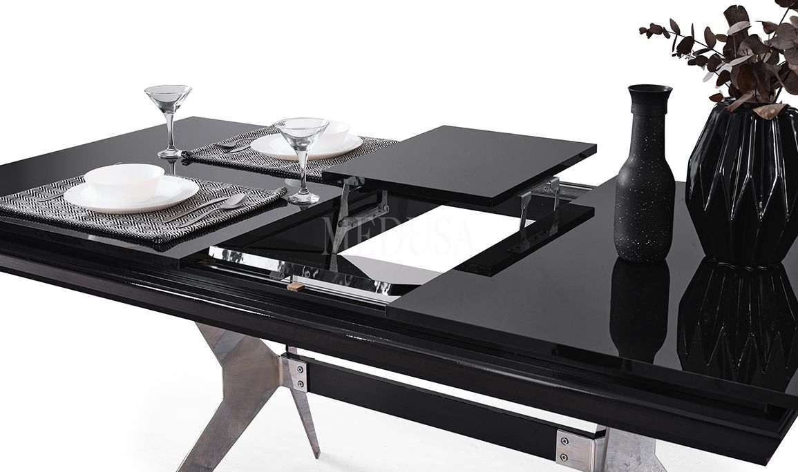 Medusa Home Mobilya - Masarati Silver Yemek Masası