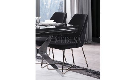 Medusa Home Mobilya - Masarati Silver Yemek Masası