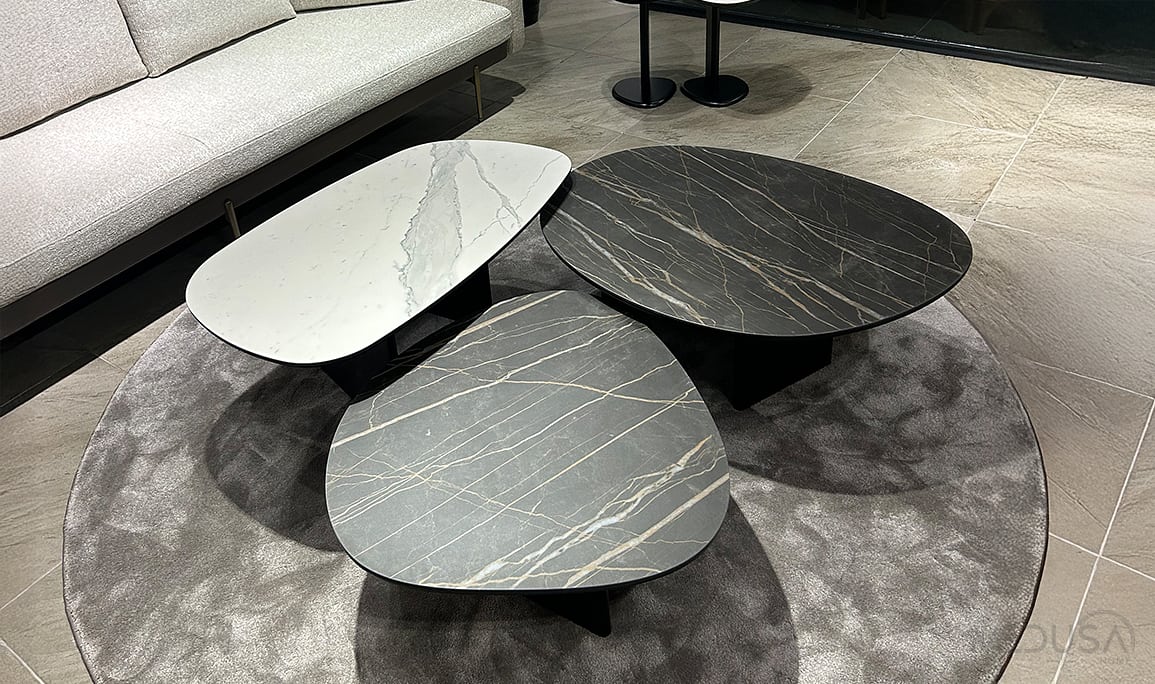 Medusa Home Mobilya - Massimo Seramik Sehpa Seti