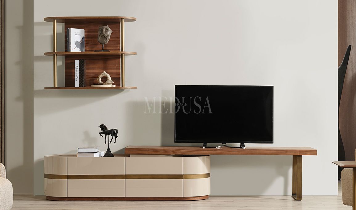 Medusa Home Mobilya - Matera Ceviz Tv Ünitesi