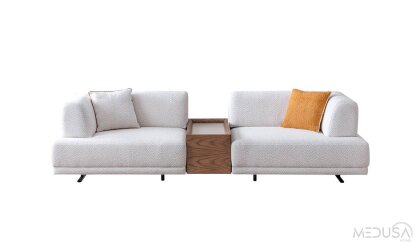 Medusa Home Mobilya - Matilda Ceviz Koltuk Takımı