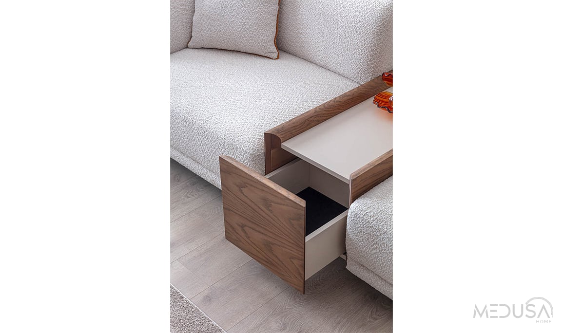 Medusa Home Mobilya - Matilda Ceviz Koltuk Takımı