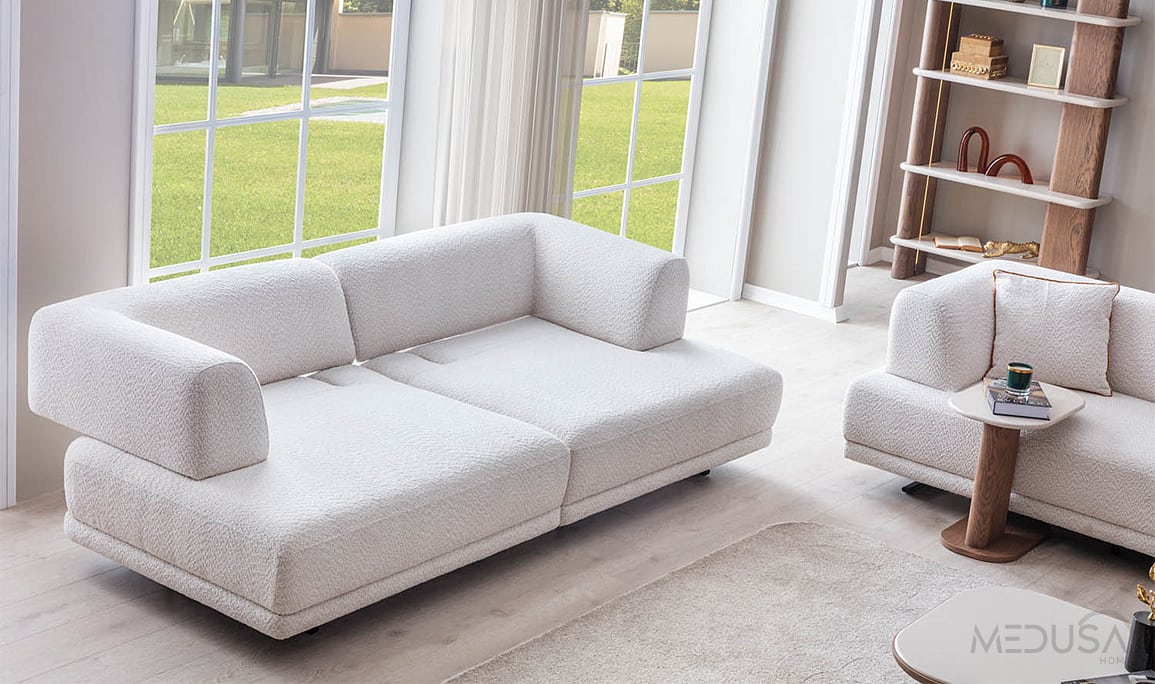 Medusa Home Mobilya - Matilda Ceviz Koltuk Takımı