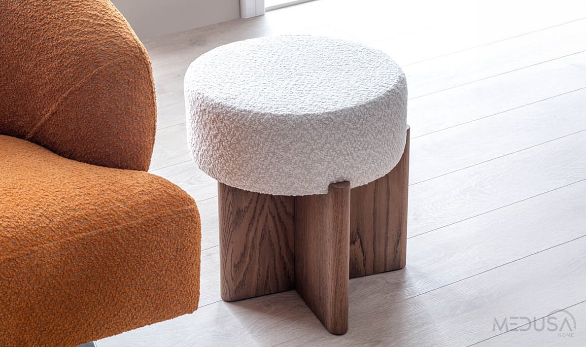 Medusa Home Mobilya - Matilda Ceviz Tabure