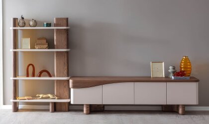Medusa Home Mobilya - Matilda Ceviz Tv Seti