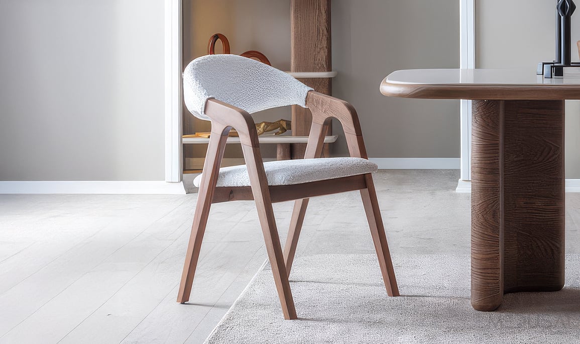 Medusa Home Mobilya - Matilda Ceviz Yemek Odası