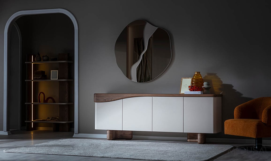 Medusa Home Mobilya - Matilda Ceviz Yemek Odası