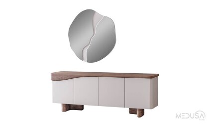 Medusa Home Mobilya - Matilda Ceviz Yemek Odası