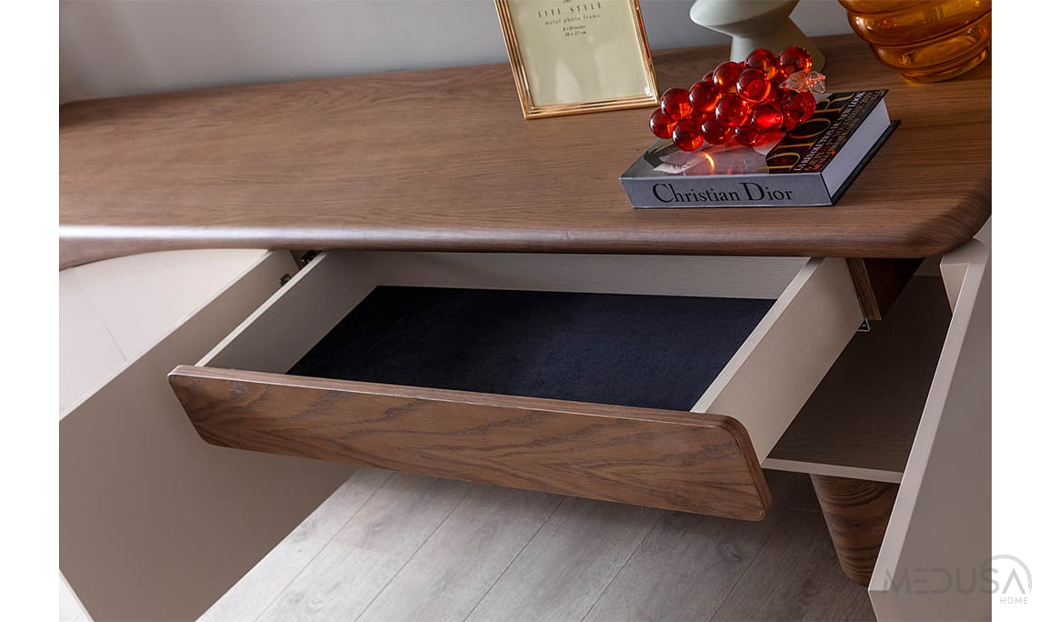 Medusa Home Mobilya - Matilda Ceviz Yemek Odası