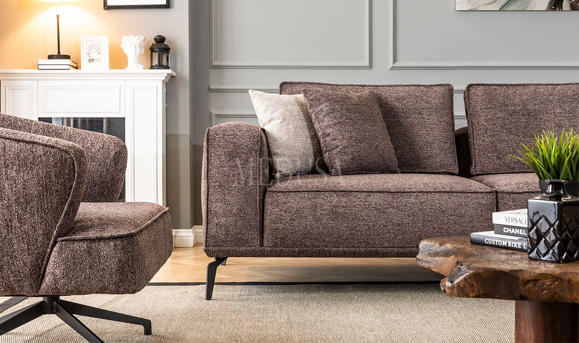 Medusa Home Mobilya - Mauro Üçlü Koltuk