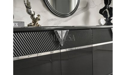 Medusa Home Mobilya - Max Antrasit-Silver Konsol