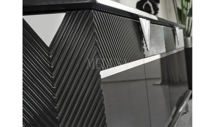 Medusa Home Mobilya - Max Antrasit-Silver Yemek Odası