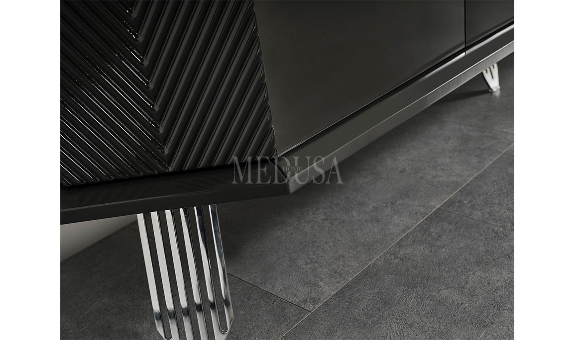 Medusa Home Mobilya - Max Antrasit-Silver Yemek Odası