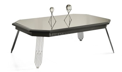 Medusa Home Mobilya - Max Antrasit-Silver Yemek Odası