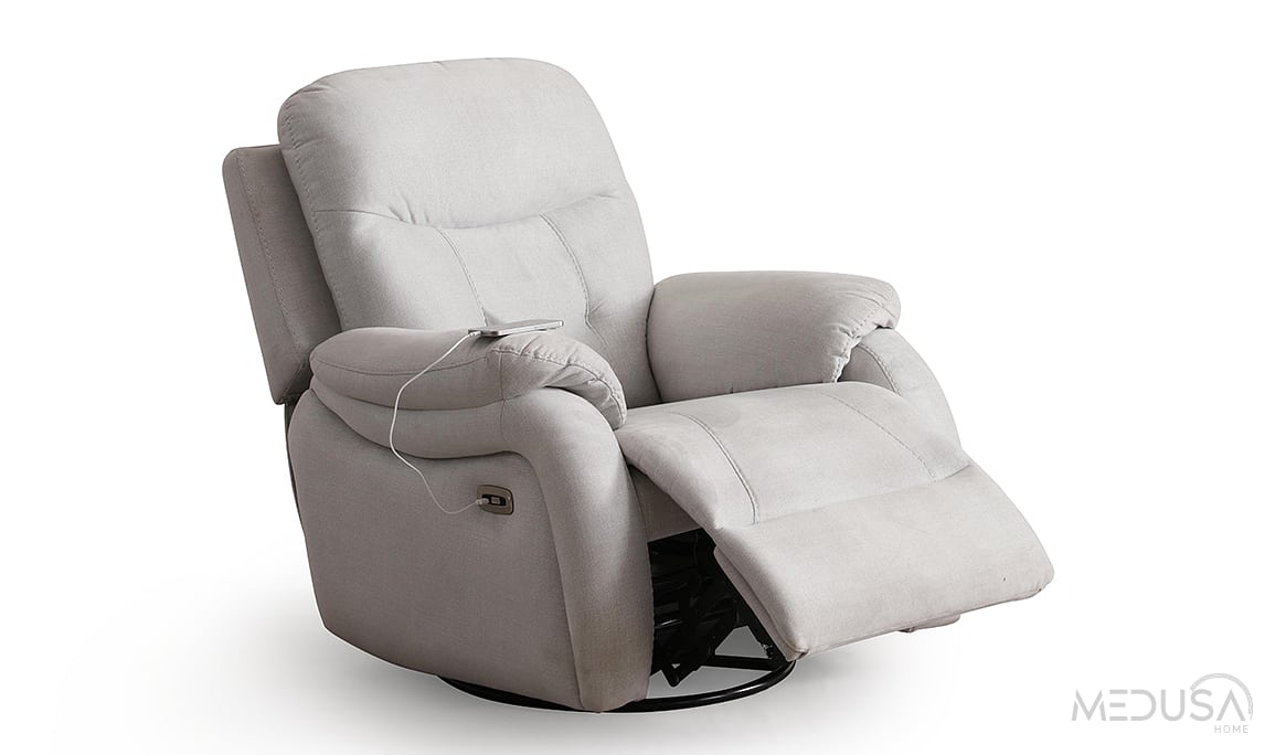 Medusa Home Mobilya - Maxis Beyaz Berjer