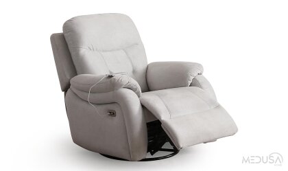 Medusa Home Mobilya - Maxis Beyaz Berjer