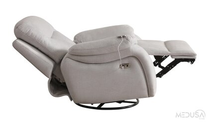 Medusa Home Mobilya - Maxis Beyaz Berjer