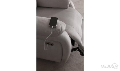 Medusa Home Mobilya - Maxis Beyaz Berjer