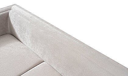 Medusa Home Mobilya - Maxxa Luxury Beyaz Üçlü Koltuk