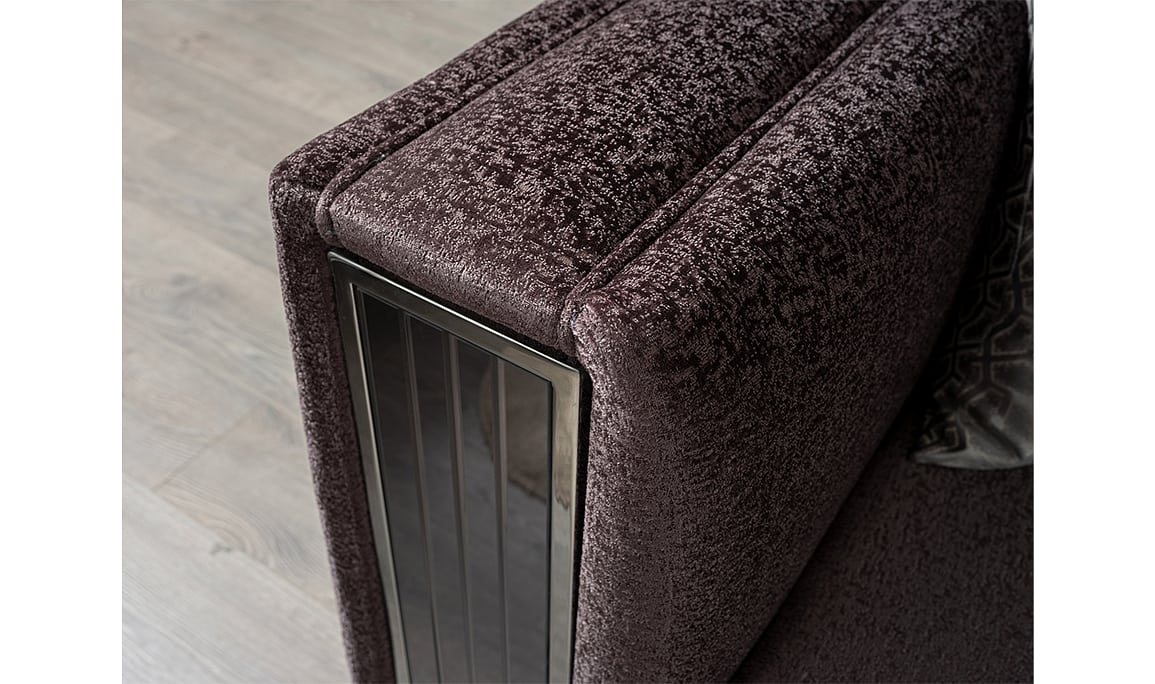 Medusa Home Mobilya - Maxxa Luxury Mürdüm Üçlü Koltuk