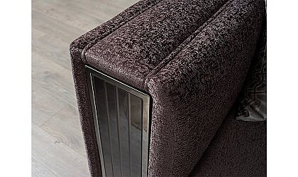Medusa Home Mobilya - Maxxa Luxury Mürdüm Üçlü Koltuk
