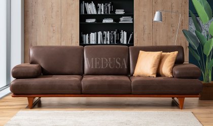 Medusa Home - Mayon Ahşap Dörtlü Koltuk Medusa Home - Mayon Ahşap Dörtlü Koltuk