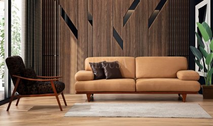 Medusa Home Mobilya - Mayon Ahşap Koltuk Takımı
