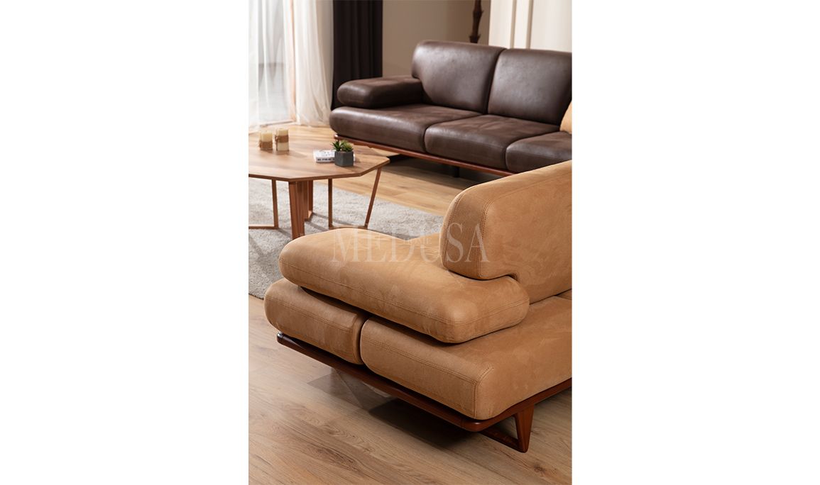 Medusa Home Mobilya - Mayon Ahşap Koltuk Takımı