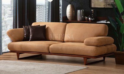 Medusa Home - Mayon Ahşap Üçlü Koltuk Medusa Home - Mayon Ahşap Üçlü Koltuk