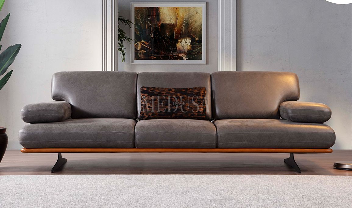 Medusa Home Mobilya - Mayon Metal Ayaklı Dörtlü Koltuk