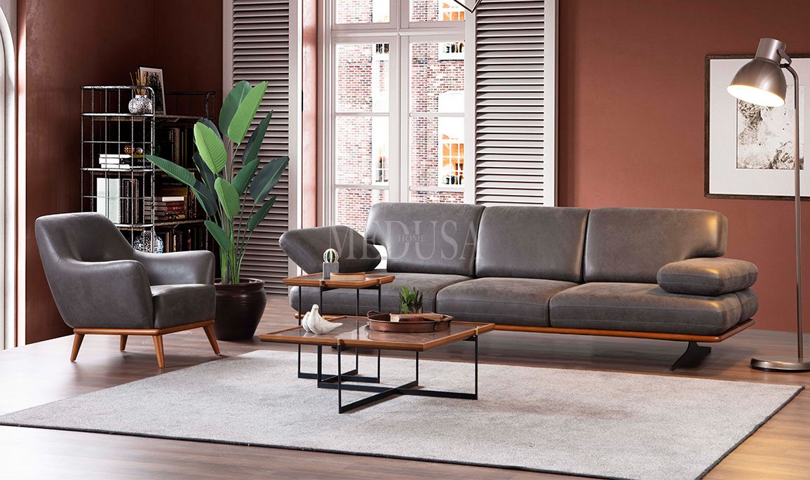 Medusa Home Mobilya - Mayon Metal Ayaklı Koltuk Takımı