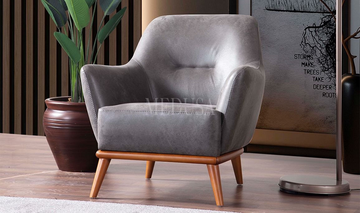 Medusa Home Mobilya - Mayon Metal Ayaklı Koltuk Takımı