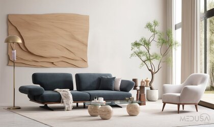 Medusa Home Mobilya - Mayon Natural Koltuk Takımı